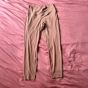 Lululemon Align leggings 25” Salmon Size 8